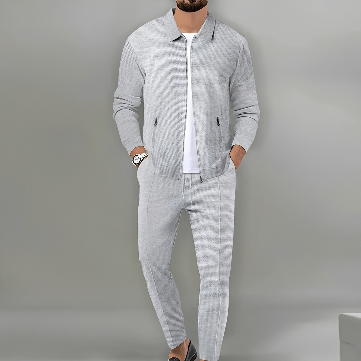 Alvin - Conjunto de pantalones elegante y cómodo