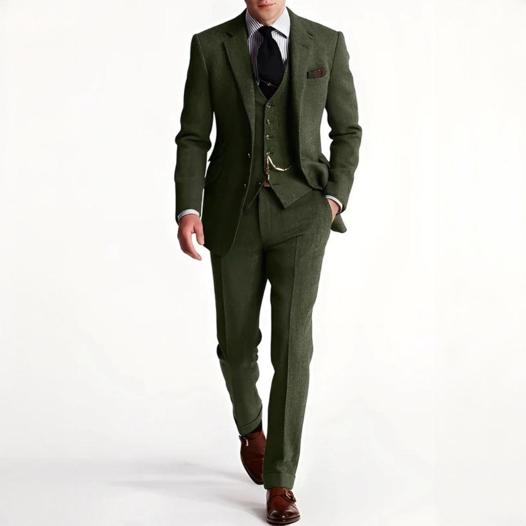 Desmond - Conjunto de traje elegante de tres piezas
