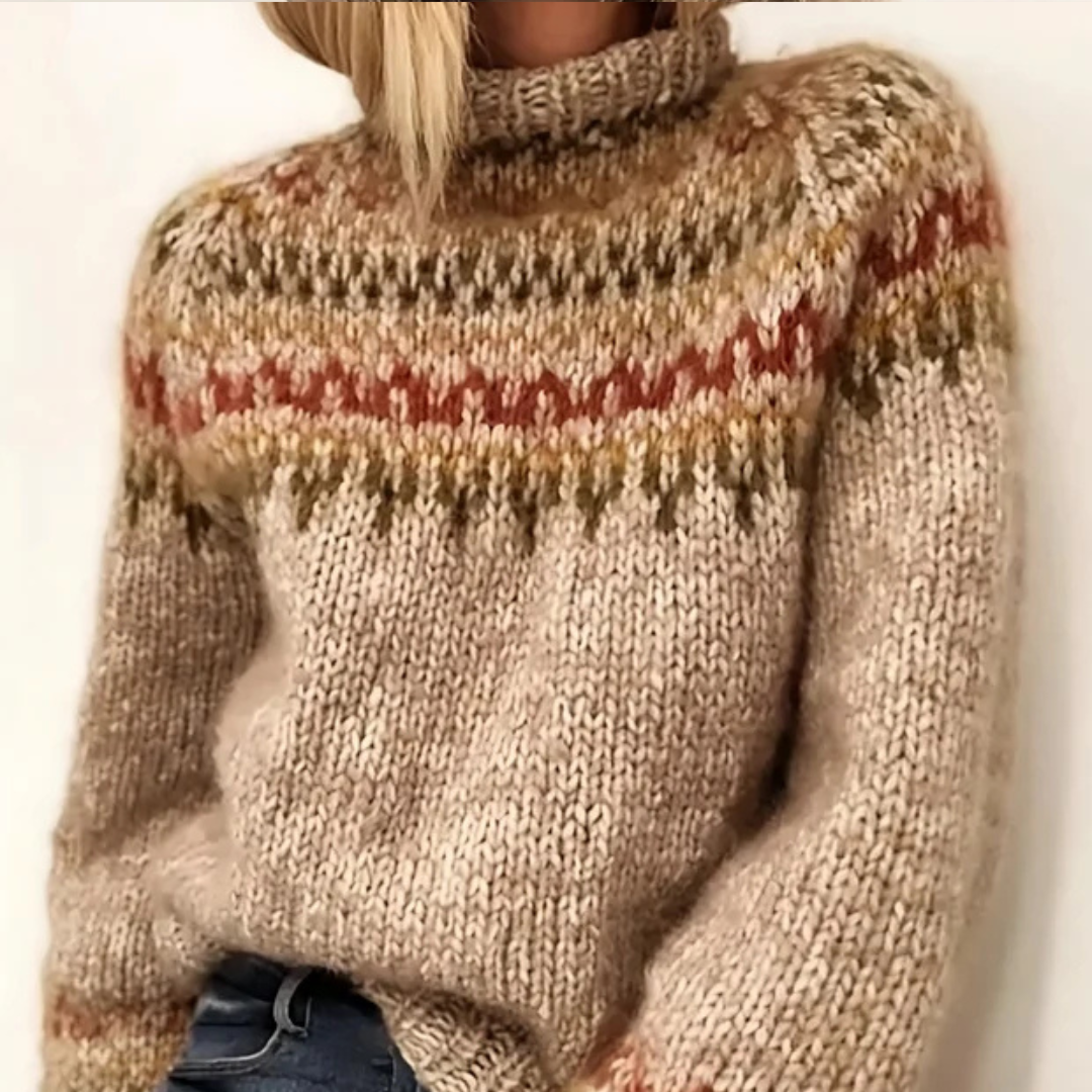 Oona - Suéter de cuello alto elegante y cálido