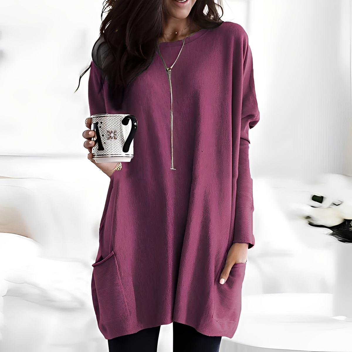 Diane - Jersey de manga larga confortable