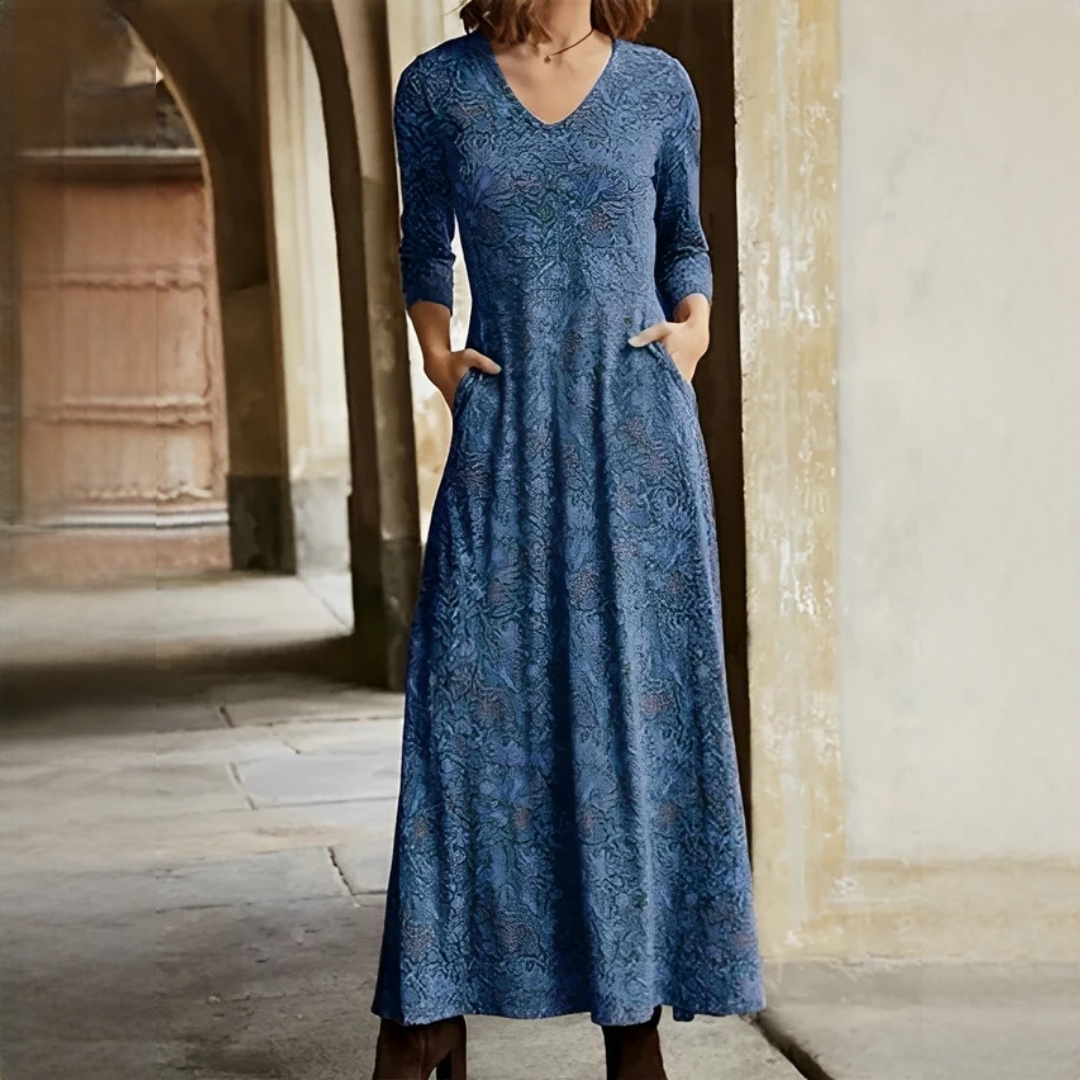 Sophie - Vestido vintage con mangas largas