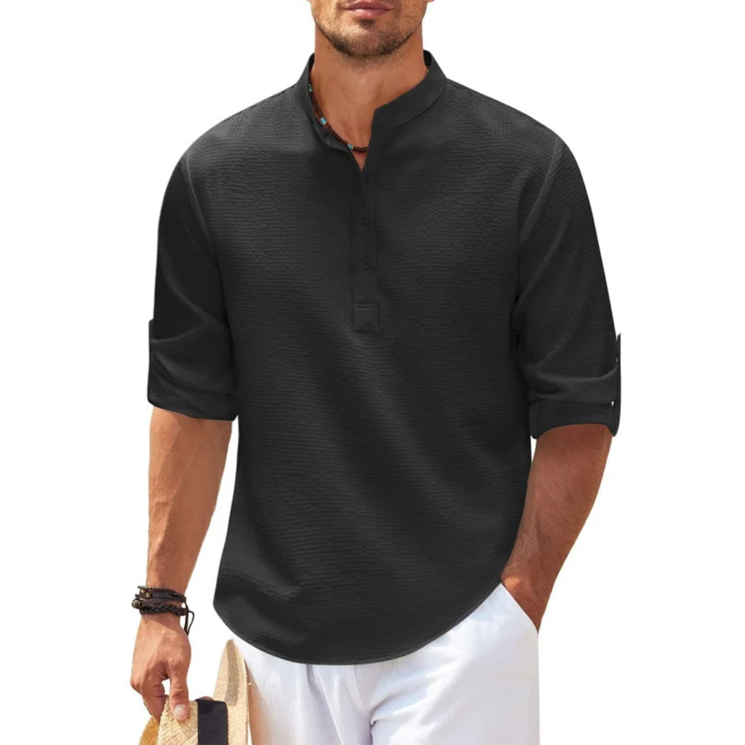 Cormac - Playera de manga larga casual