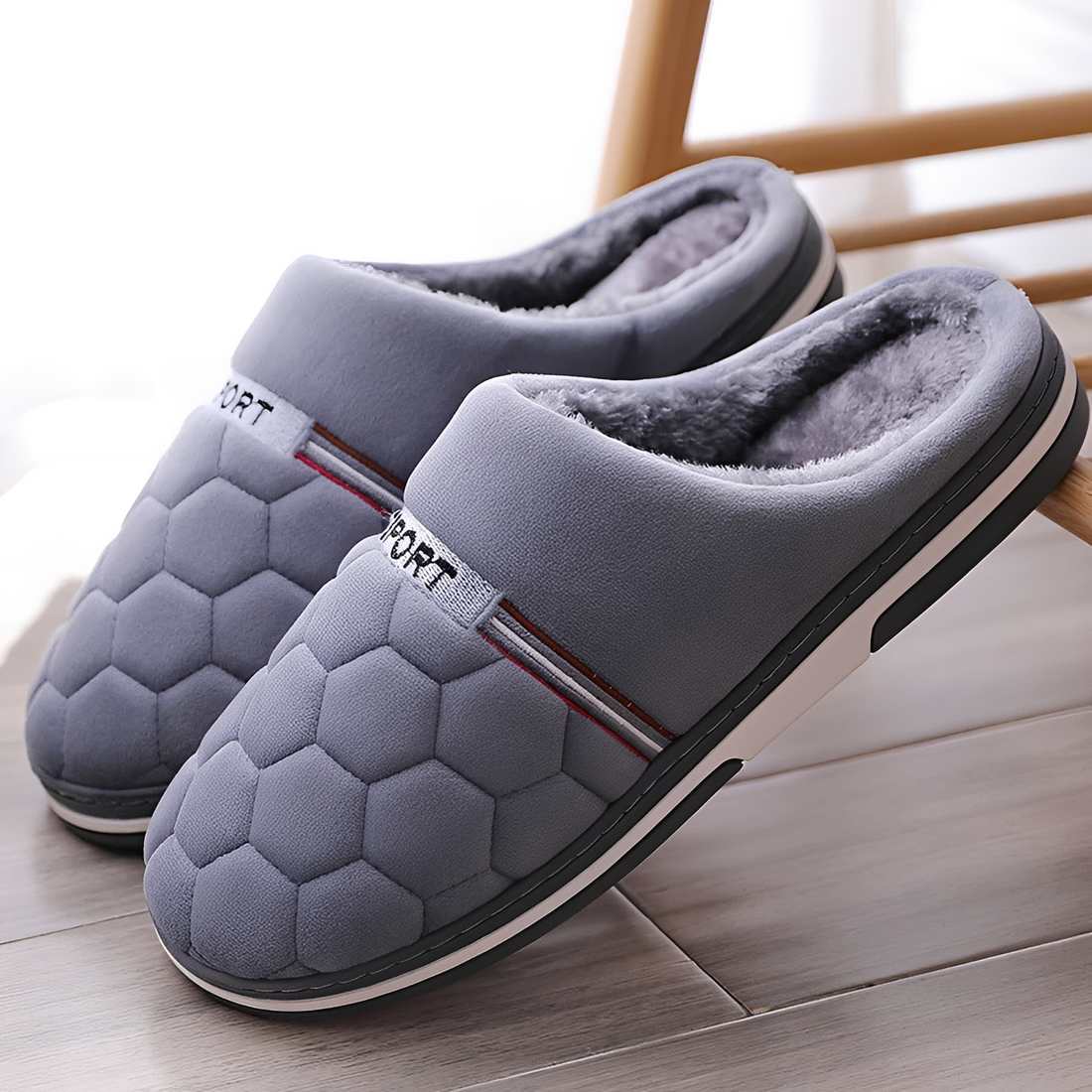 Darnell - Zapatillas cómodas y cálidas