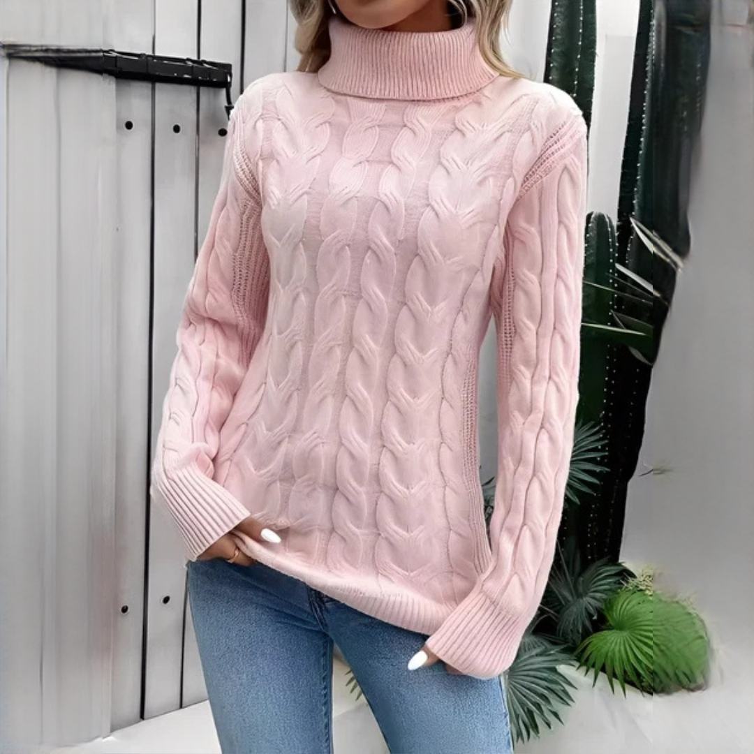 Amélie - Suéter de cuello alto cómodo
