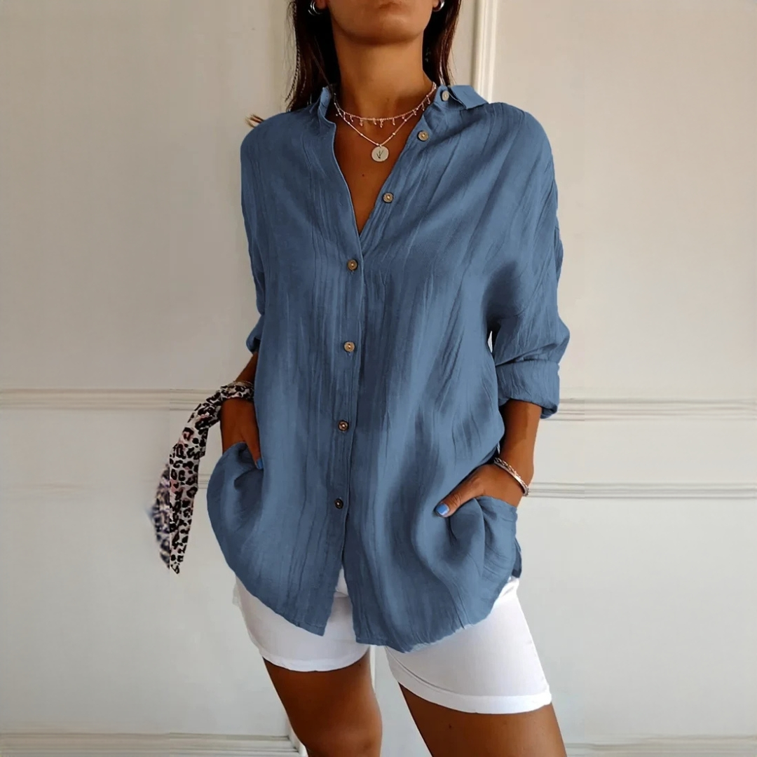 Xaelle - Camisa elegante con botones