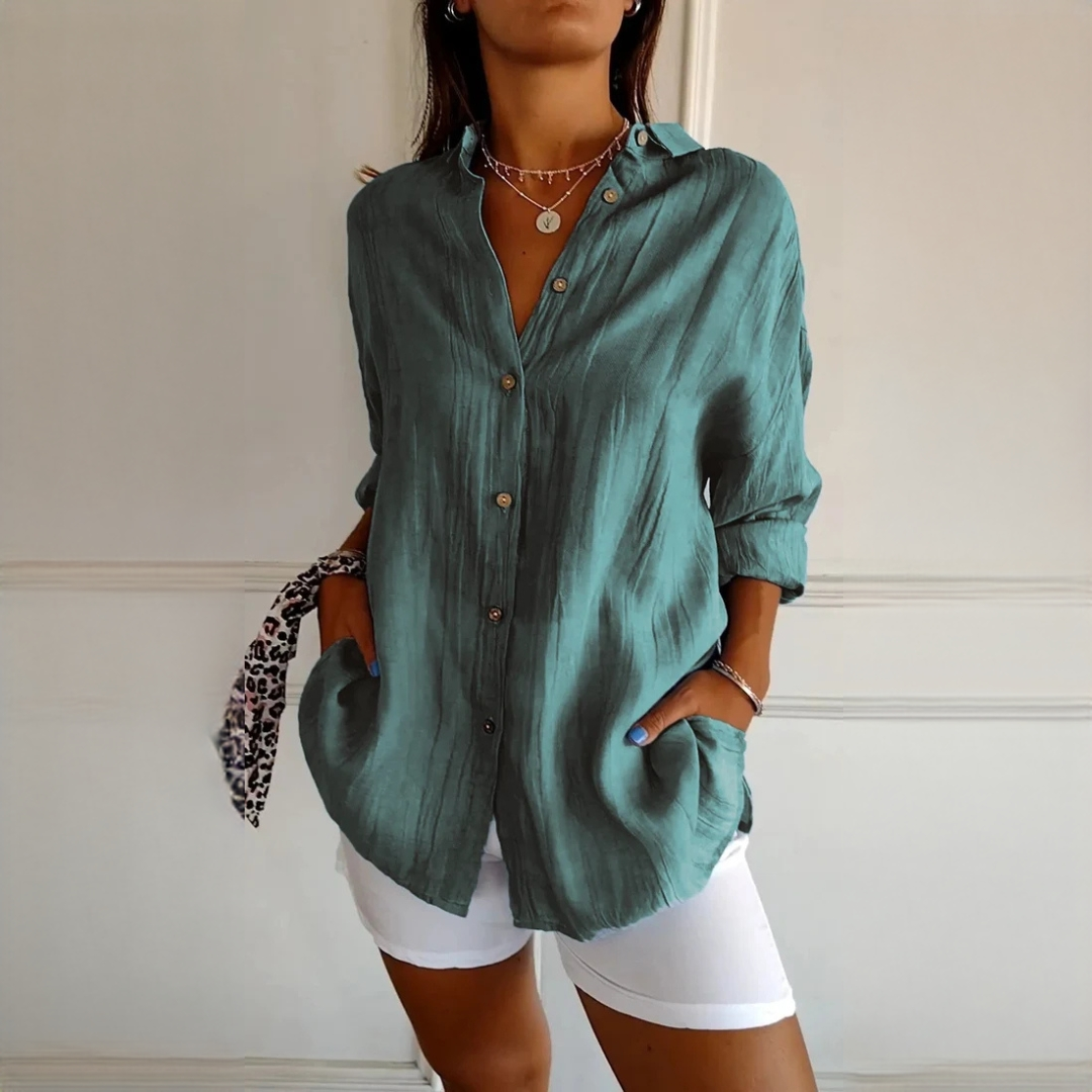 Xaelle - Camisa elegante con botones