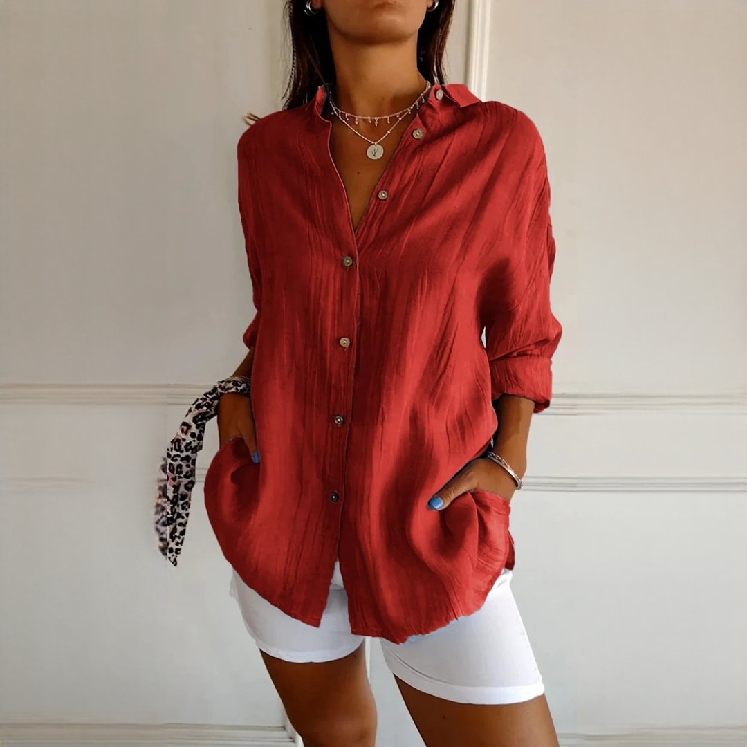 Xaelle - Camisa elegante con botones