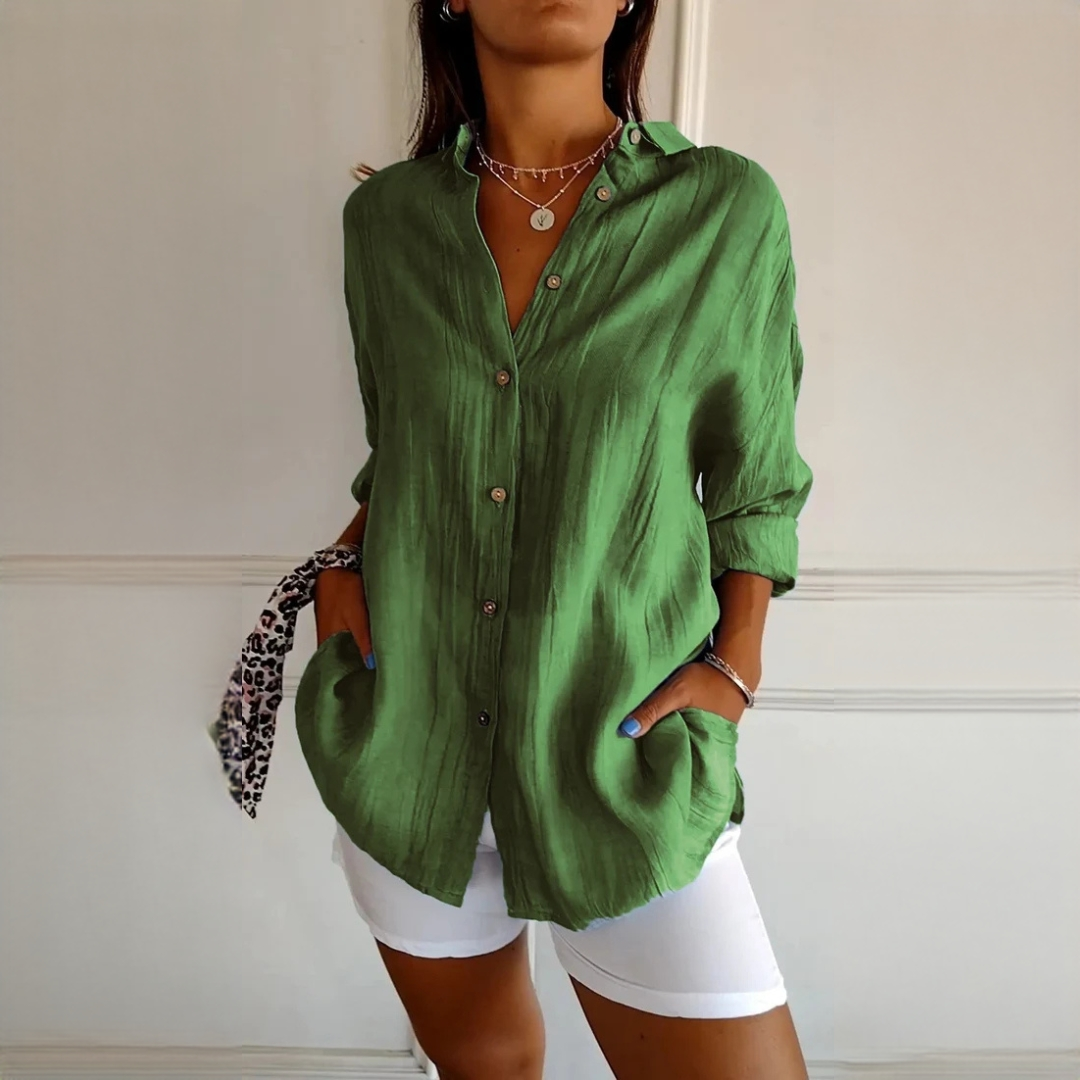 Xaelle - Camisa elegante con botones