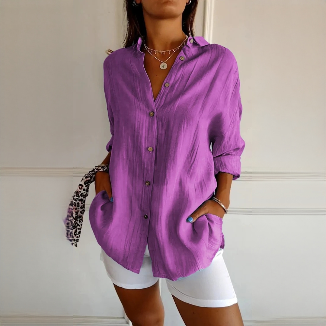 Xaelle - Camisa elegante con botones