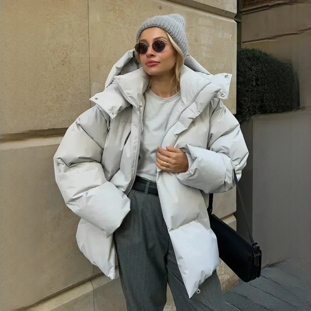 Marzia - Chaqueta oversize elegante y cálida