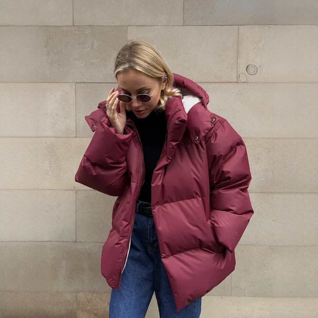 Marzia - Chaqueta oversize elegante y cálida