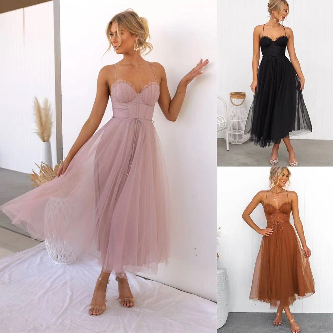 Franca - Elegante vestido midi fluido