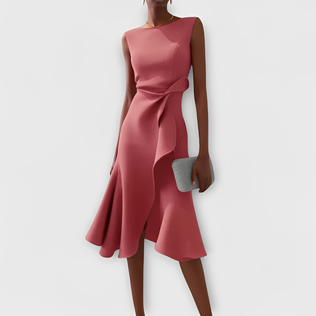 Ariane - Vestido midi sofisticado