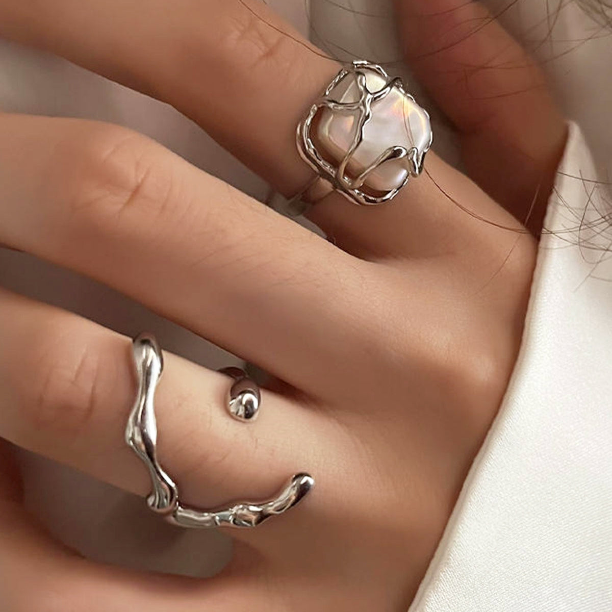 Marian – Anillo de oro con perla