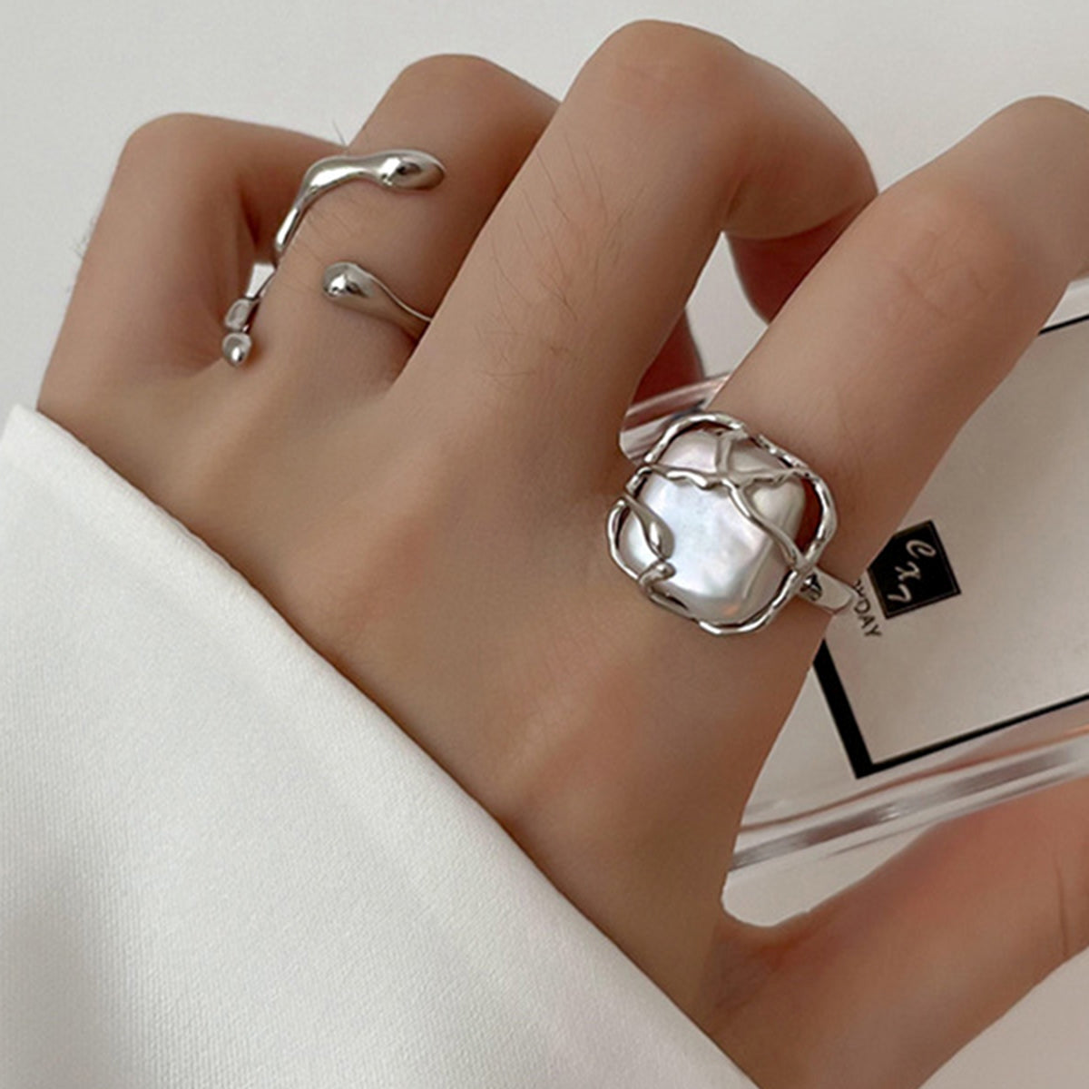 Marian – Anillo de oro con perla