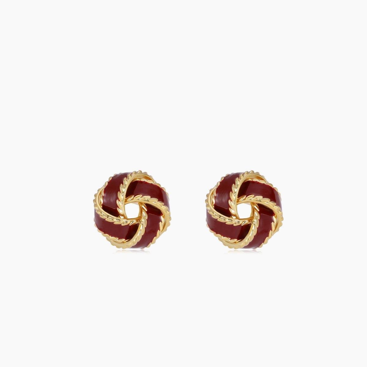 Lara – pendientes aros vintage esmaltados
