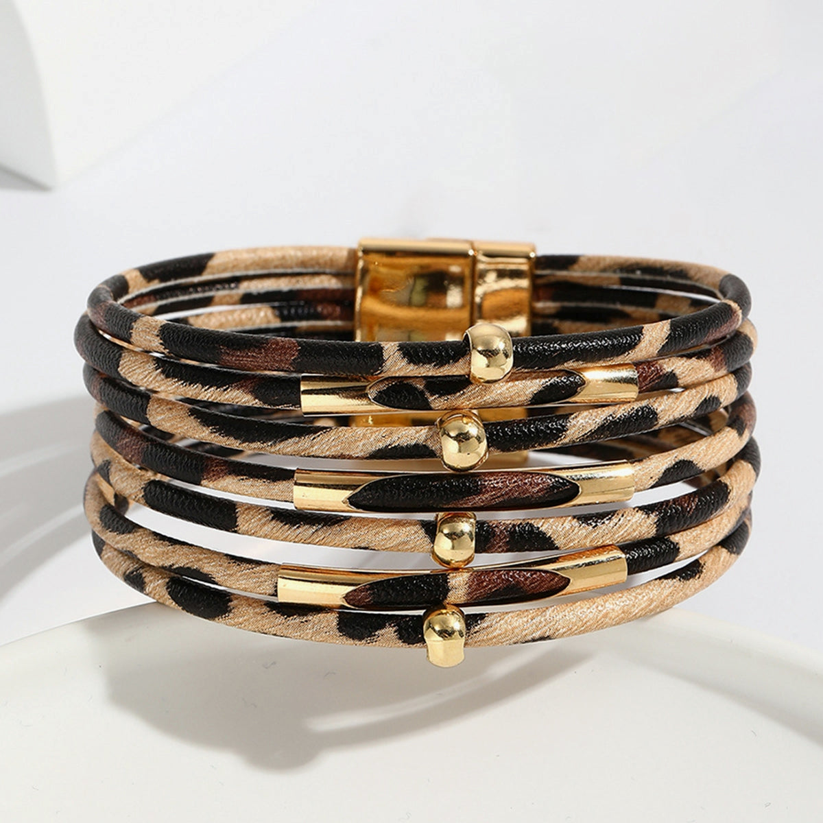 Margaux – Pulsera de leopardo refinada