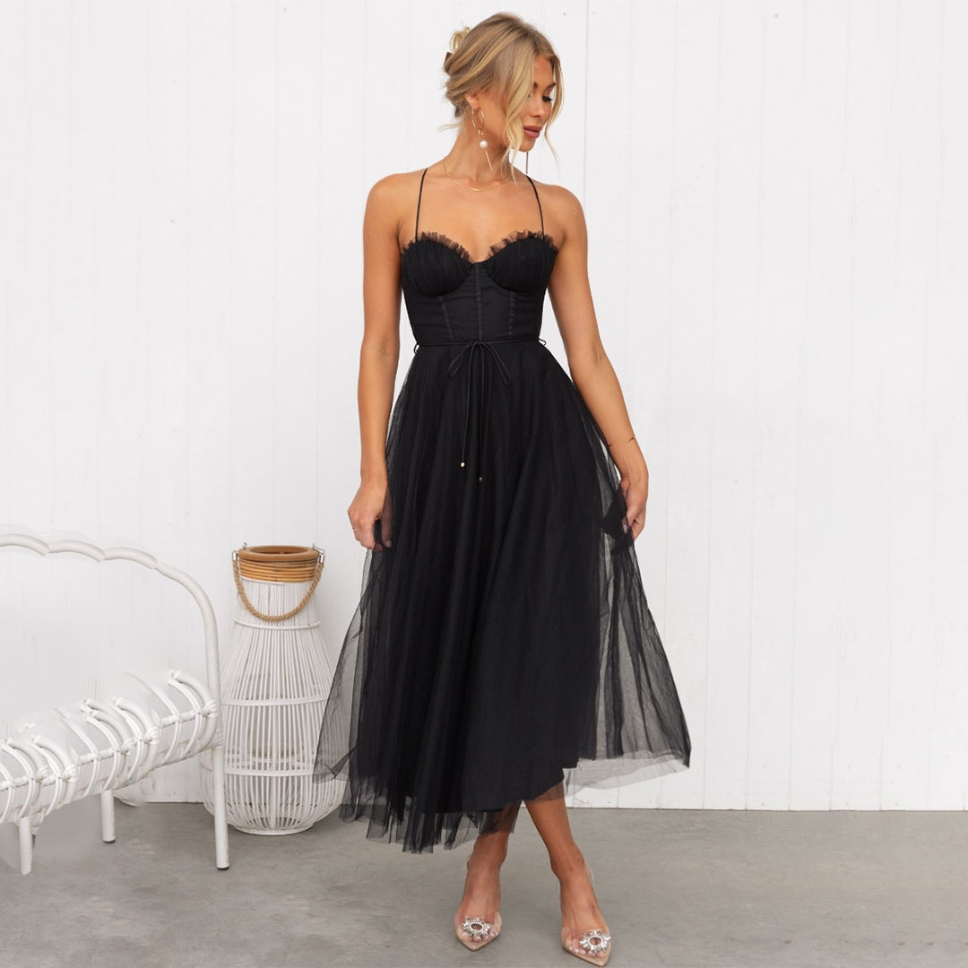 Franca - Elegante vestido midi fluido