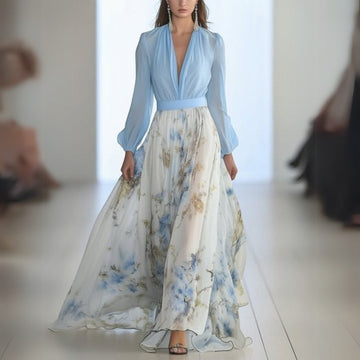 Dahlia - Susurros de Primavera Vestido Maxi Floral
