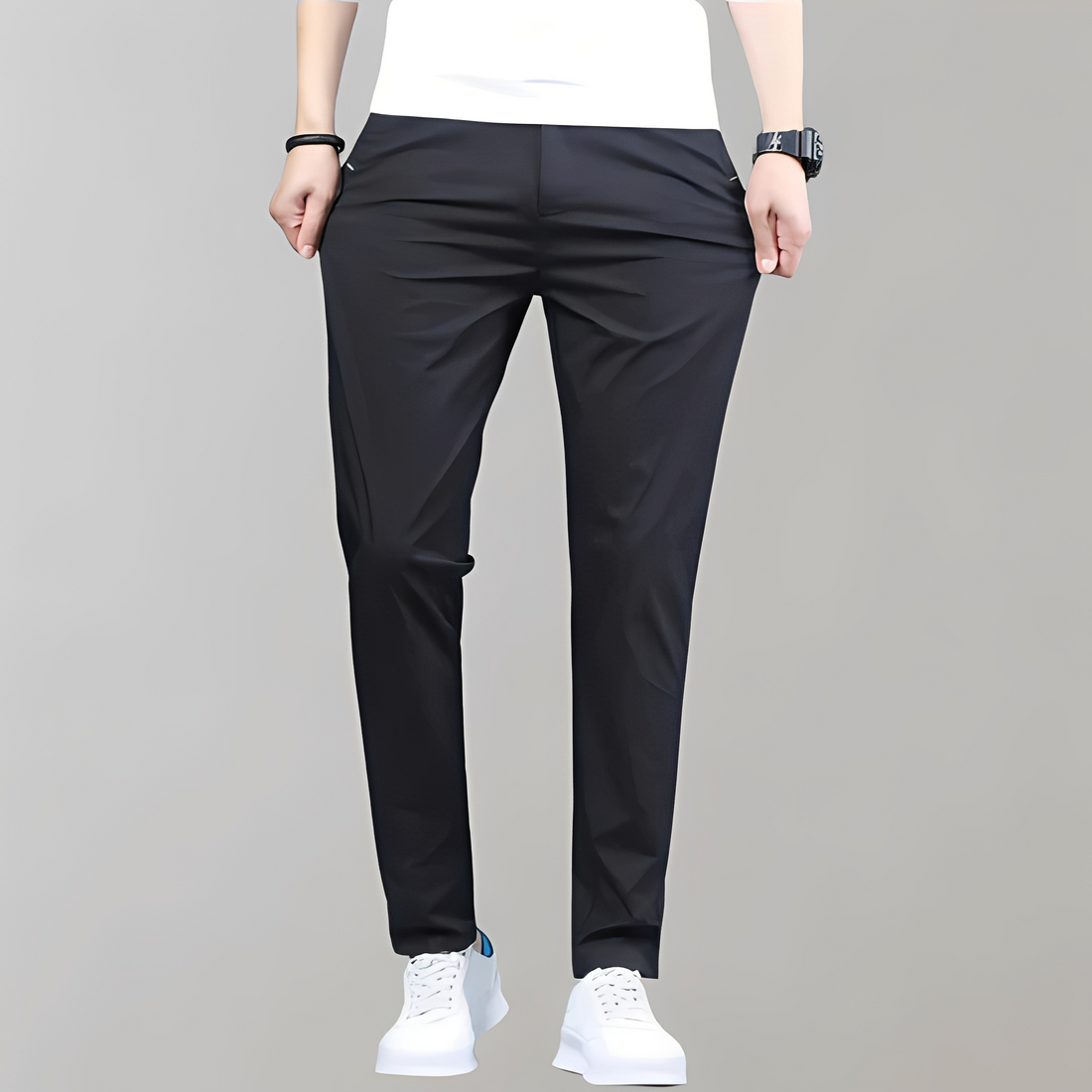 Warren - Pantalón de estilo recto para hombre