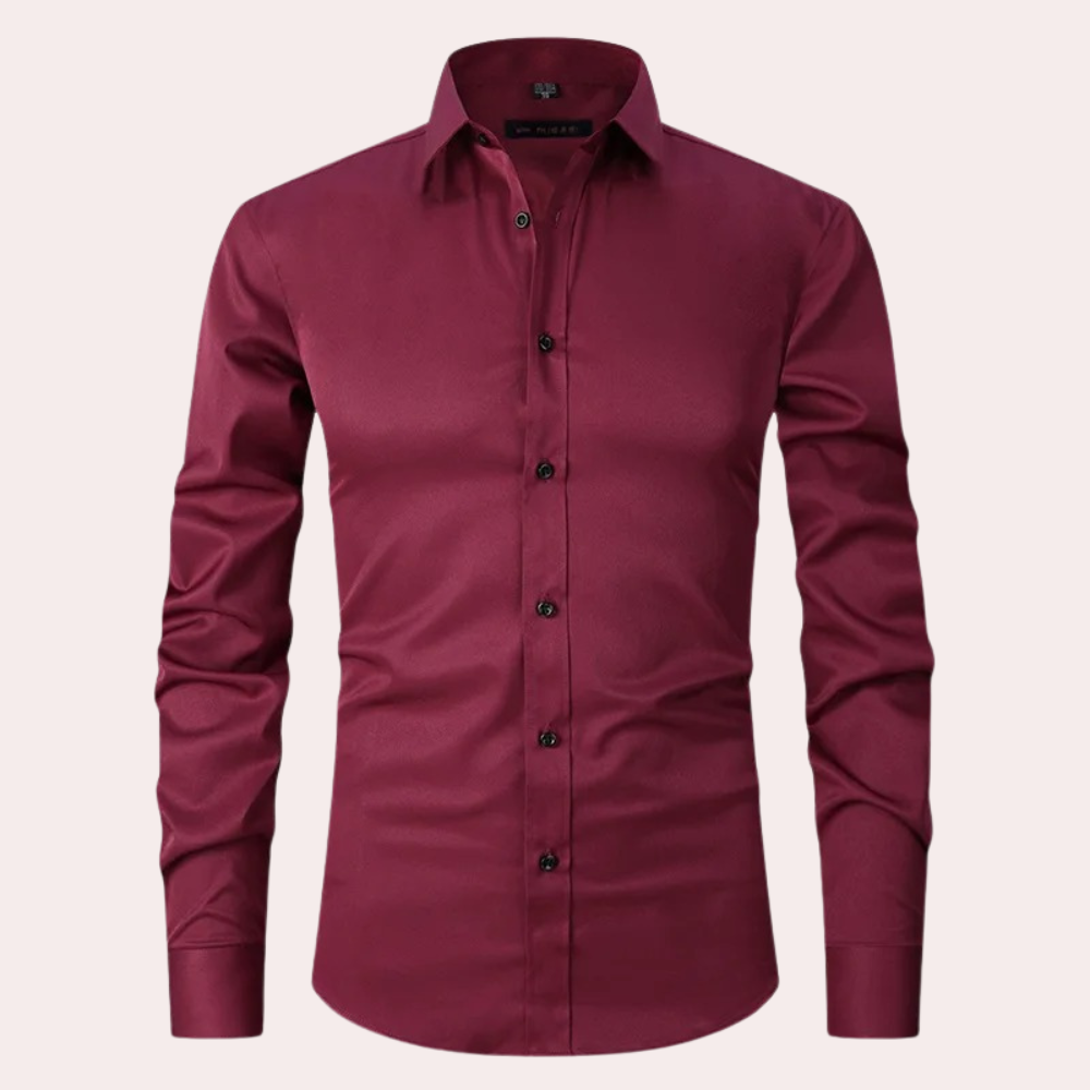 Glendo - Camisa para hombres sin planchar