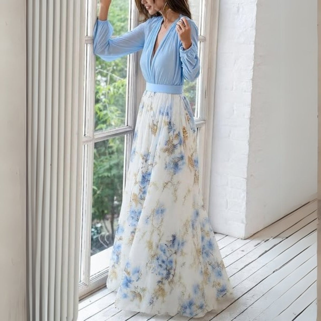 Dahlia - Susurros de Primavera Vestido Maxi Floral