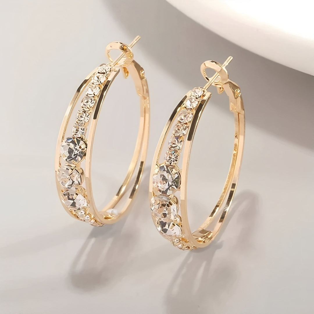 Alina – Aros elegantes con brillo