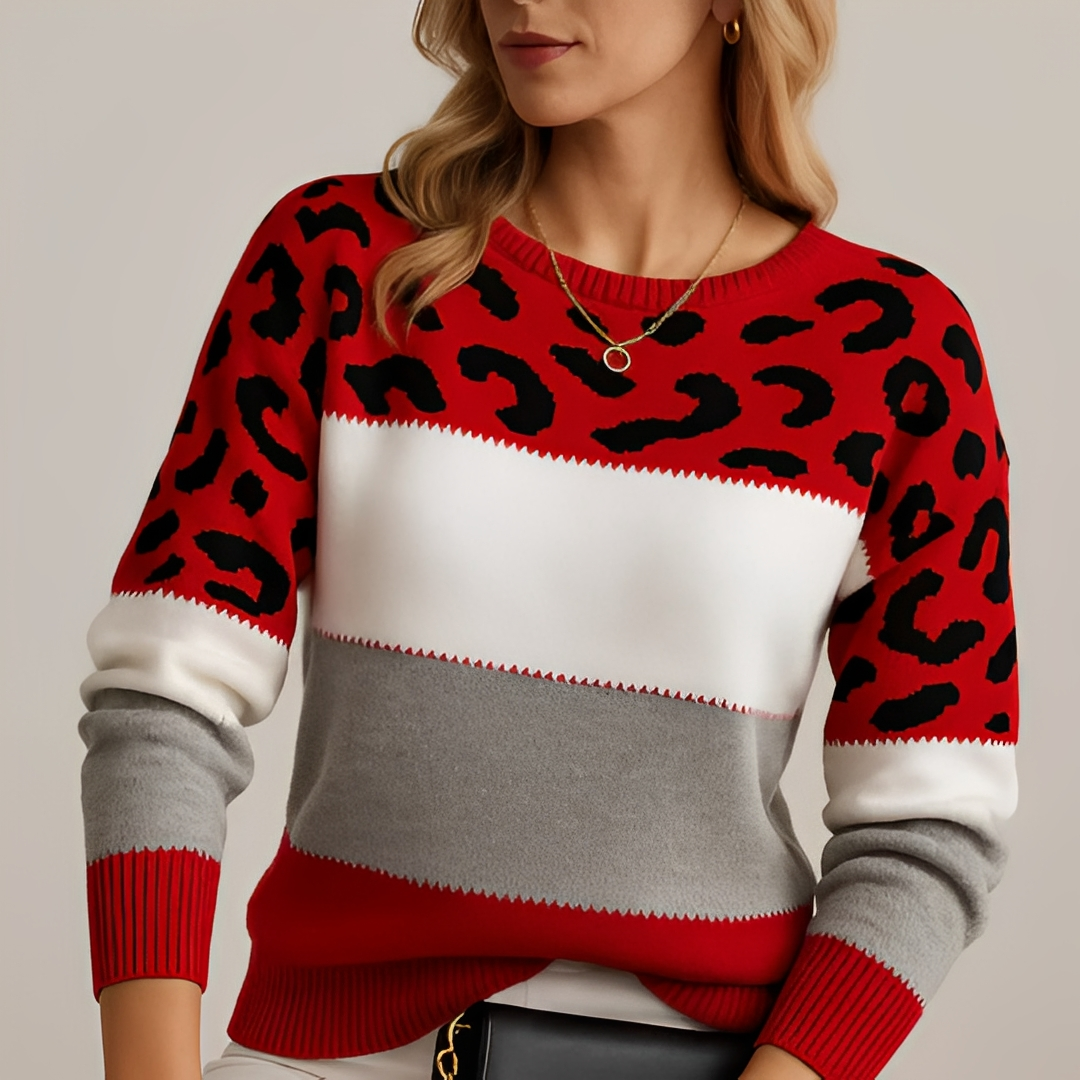 Raphaelle - Suéter colorido y estampado para mujeres
