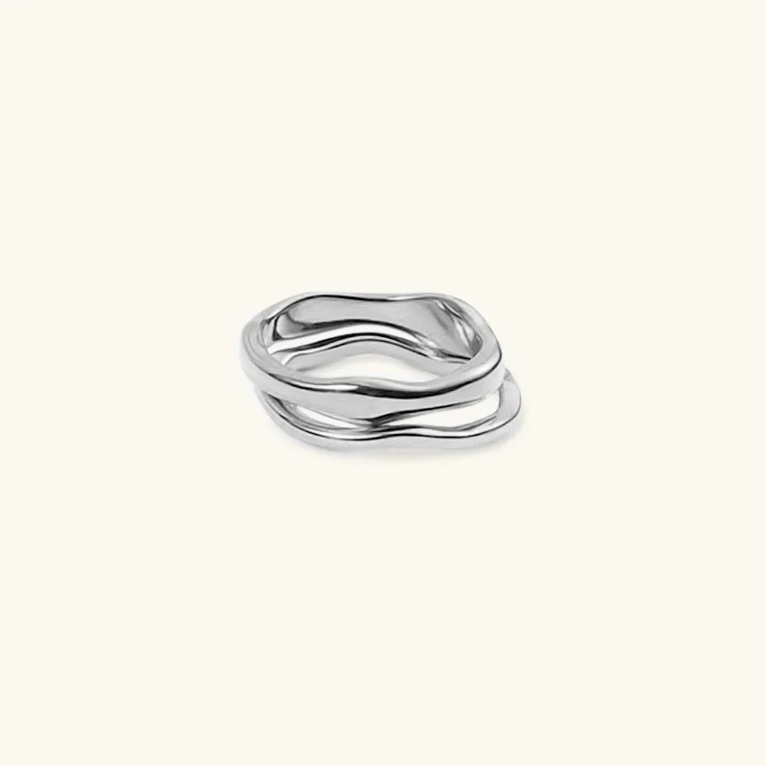 Dianne – Anillo chic dorado superponible