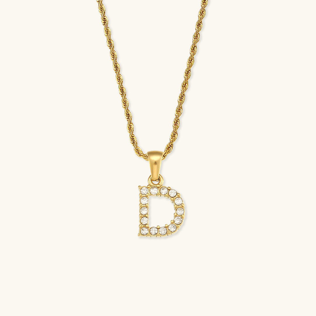 Maeve - Collar de diamantes con iniciales