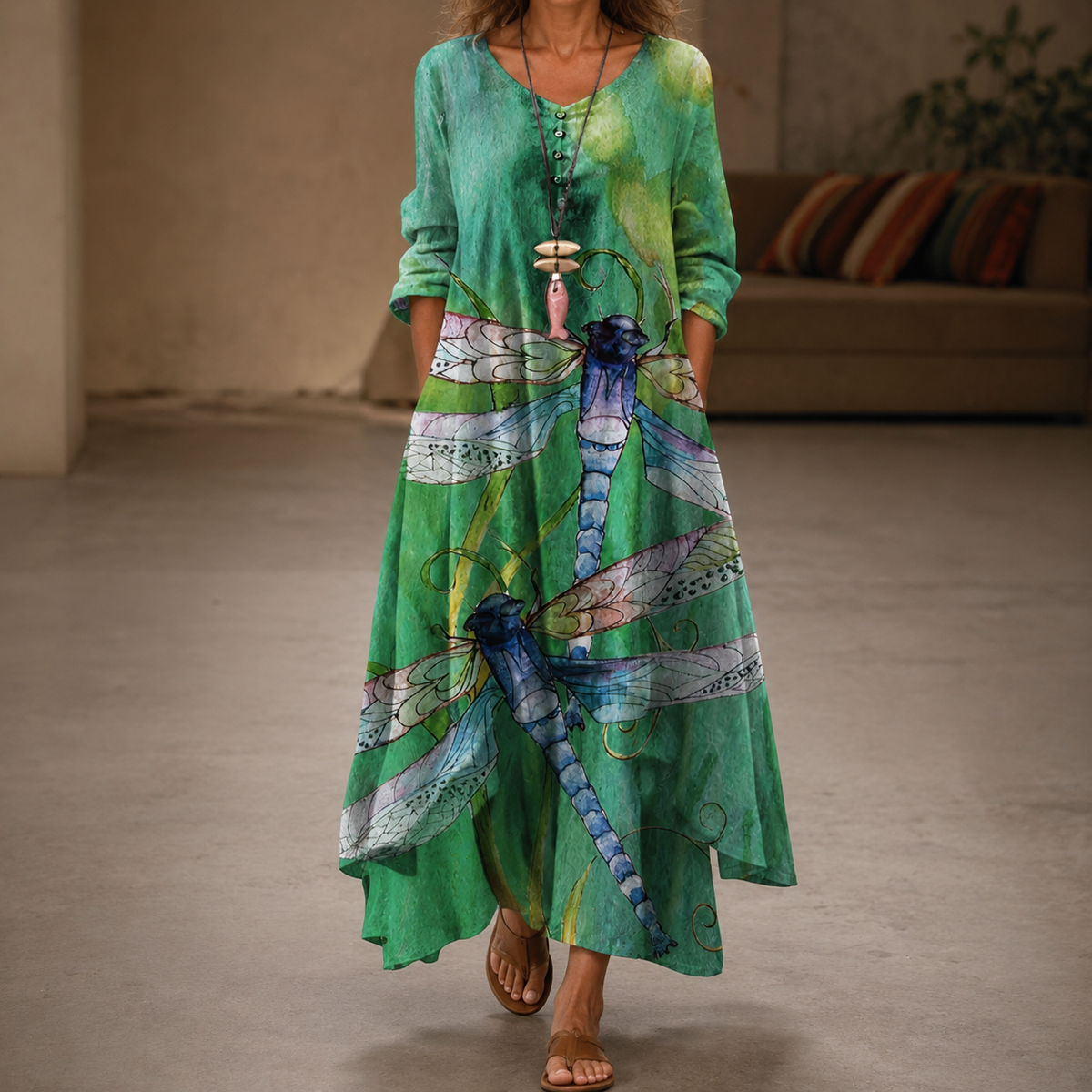 Flor - Vestido elegante y vaporoso