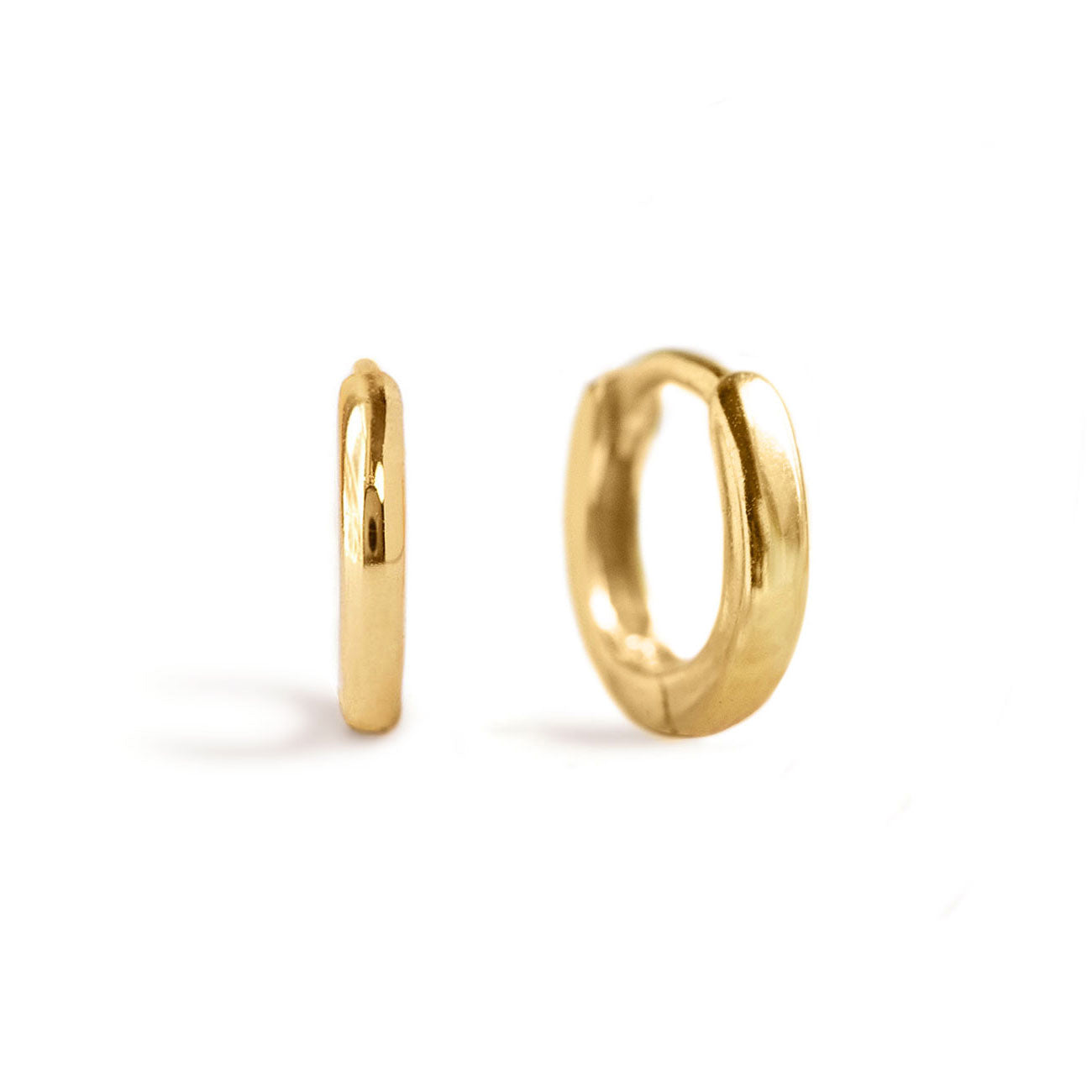 Pequeños Pendientes Huggie Hoop