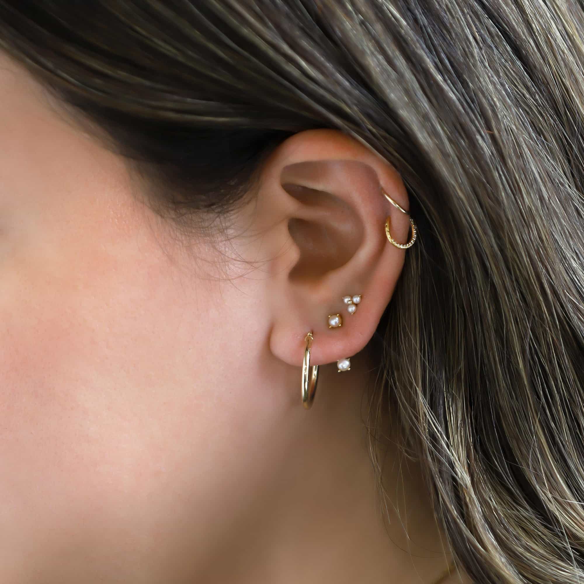 Isabella - Pendientes de perlas Trinity