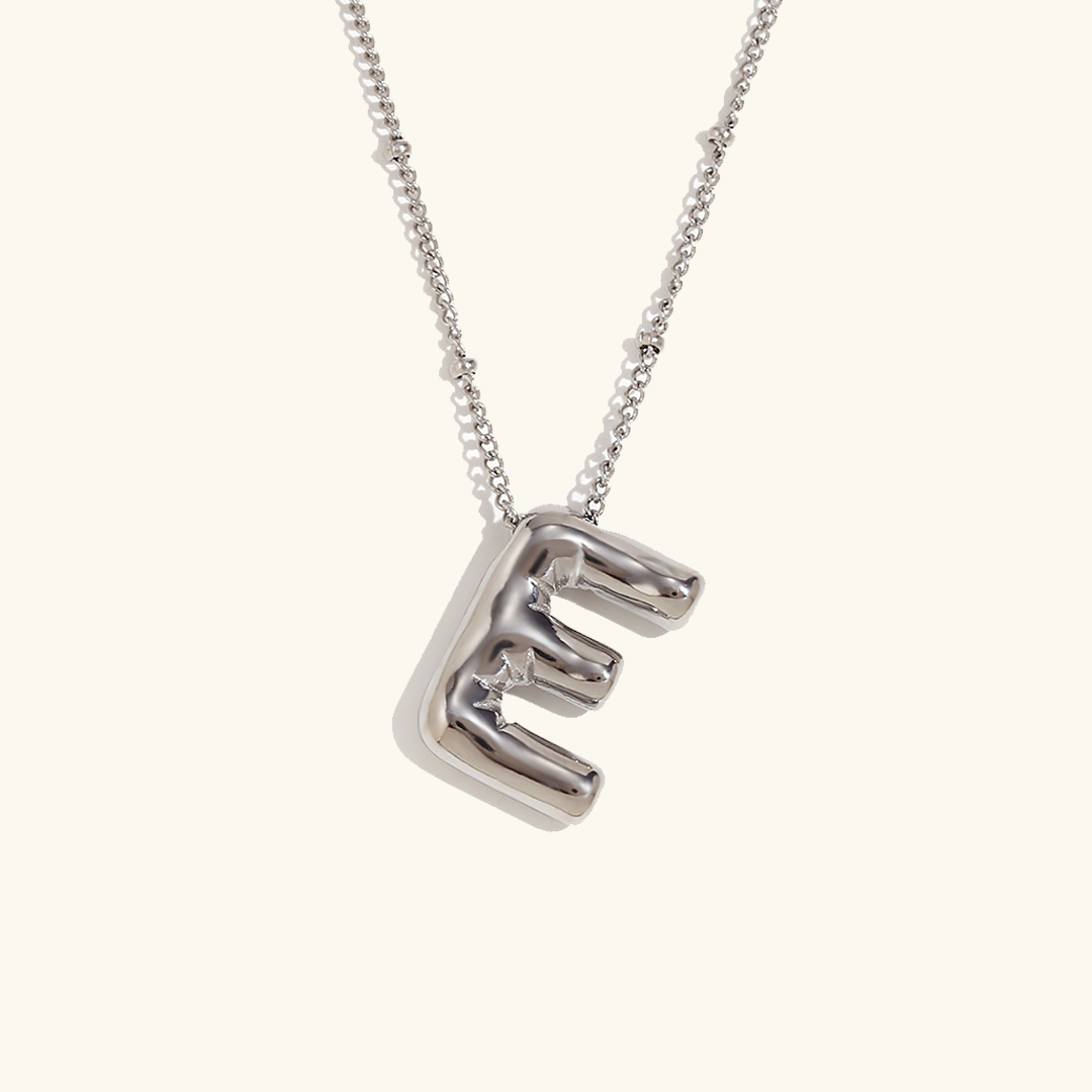 Collar inicial de oro Balloon