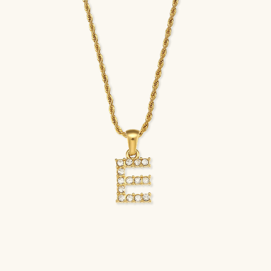 Maeve - Collar de diamantes con iniciales