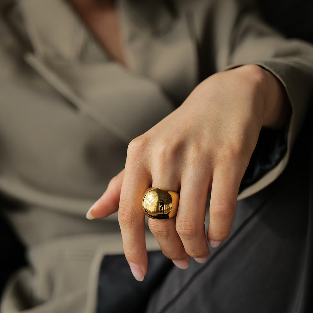 Ella – Anillo cúpula contemporánea