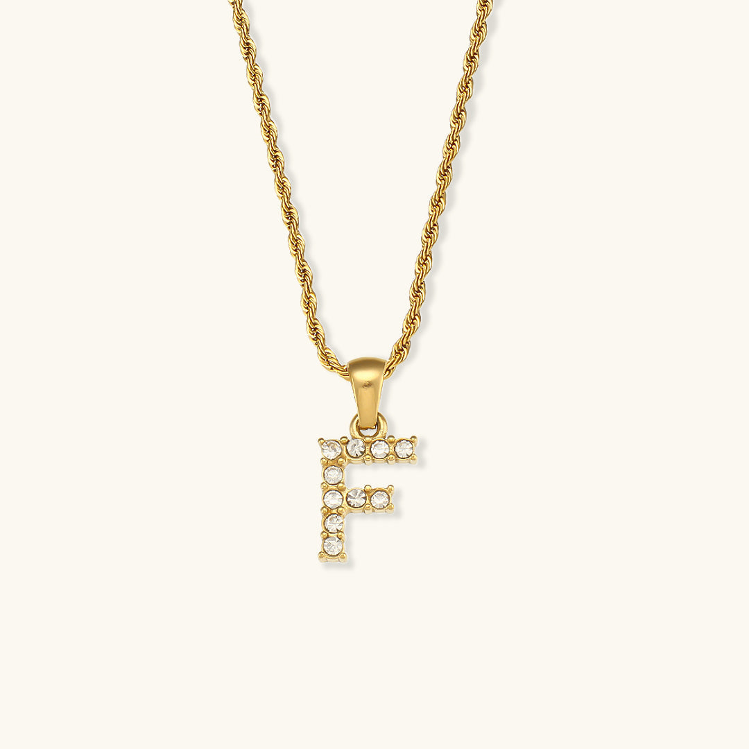 Maeve - Collar de diamantes con iniciales
