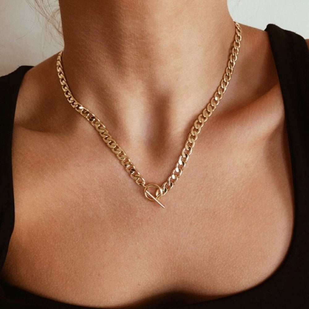 Cadena doble - Cadena cubana y de perlas