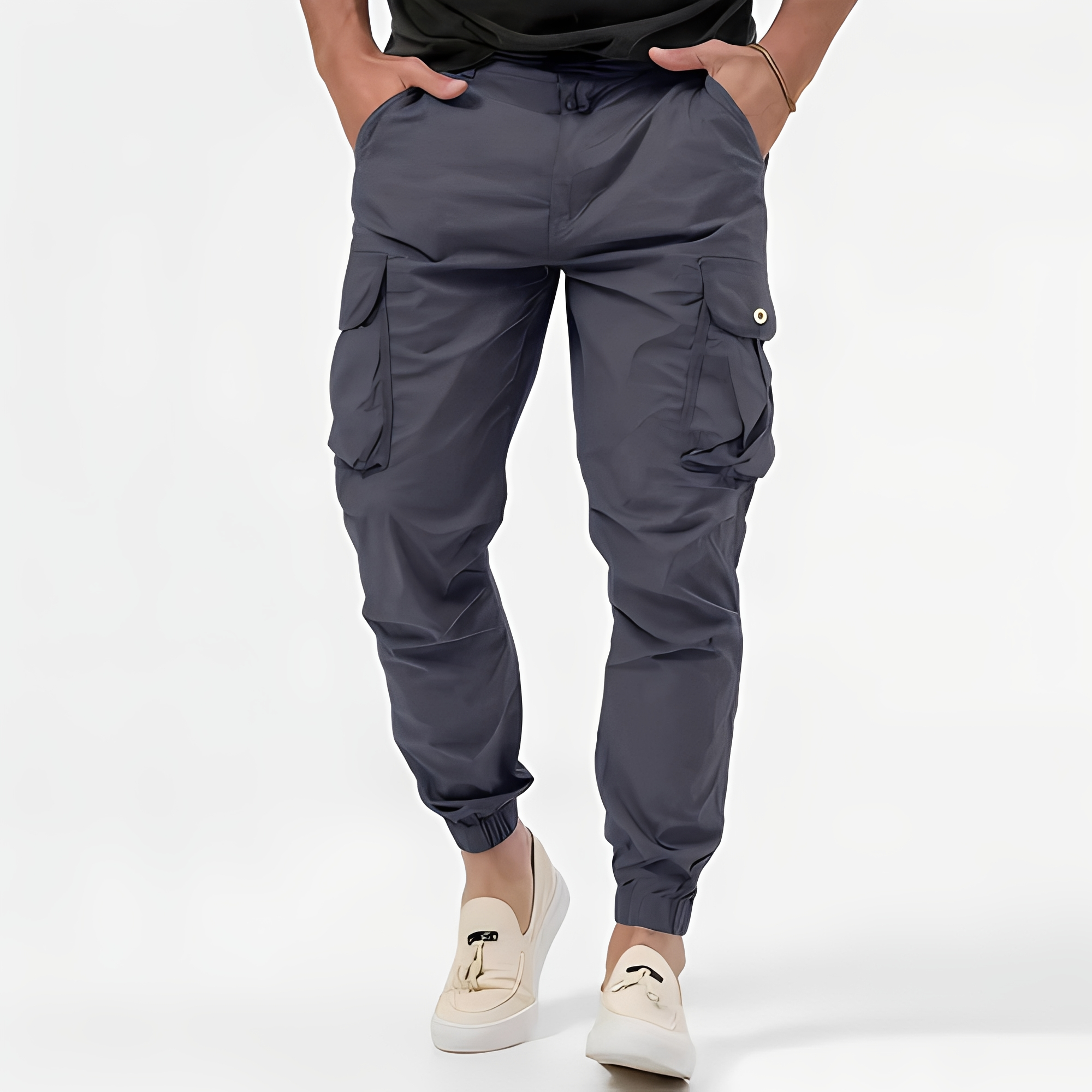 Glendel - Pantalones cargo a la moda para hombre