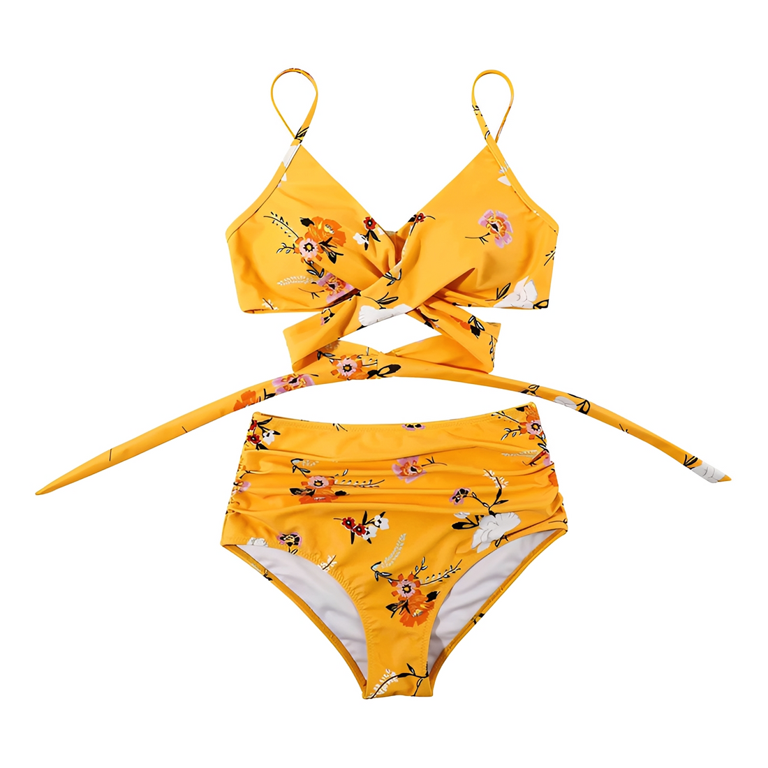 Jayah - Bikini de cintura alta para mujer