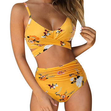 Jayah - Bikini de cintura alta para mujer