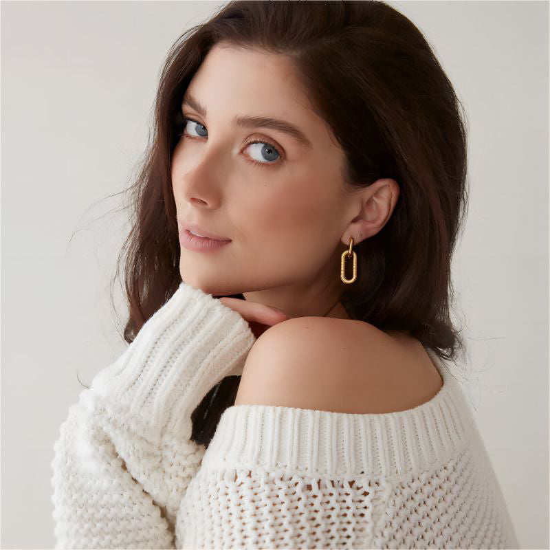 Nina – Aros Dobles Elegantes Ovalados