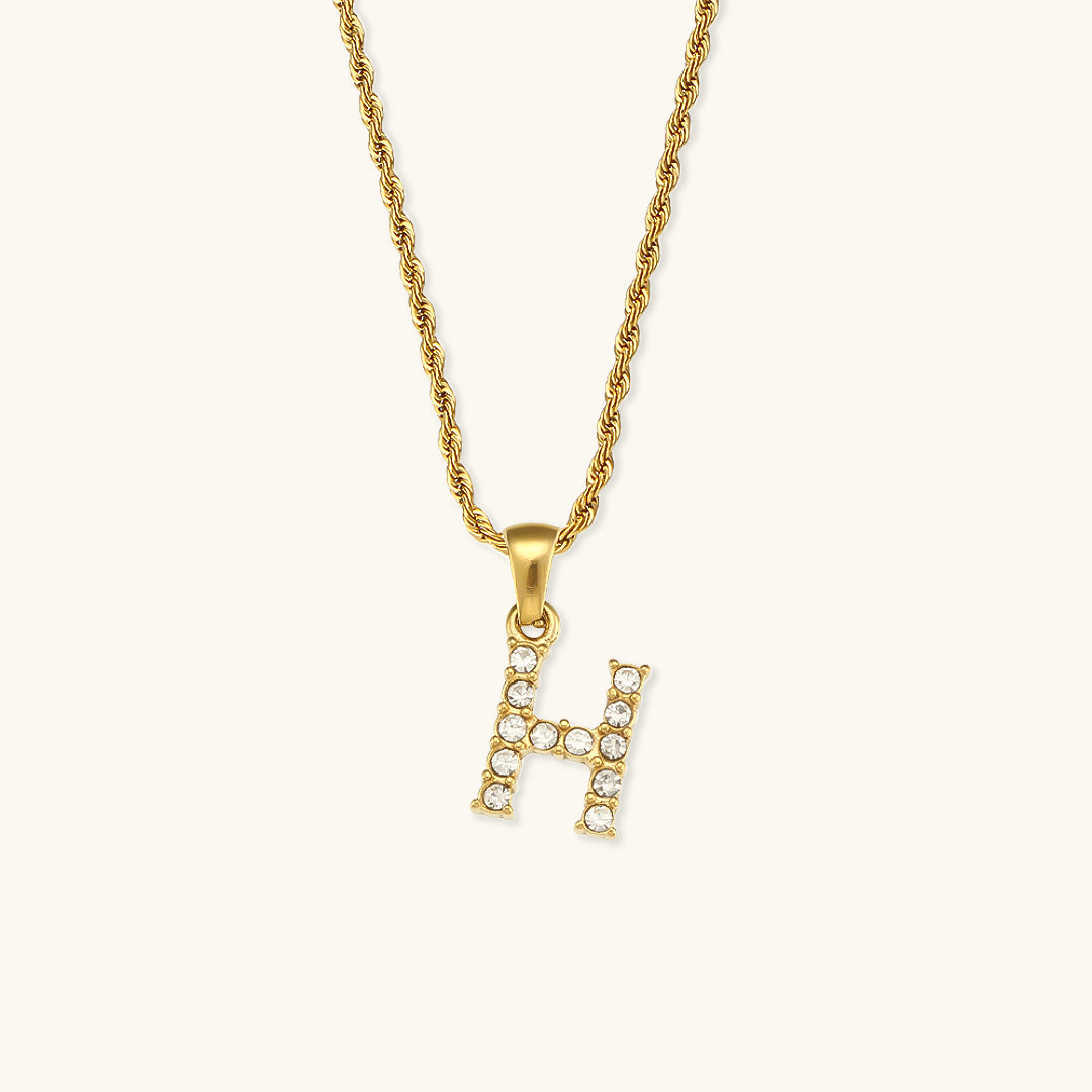 Maeve - Collar de diamantes con iniciales