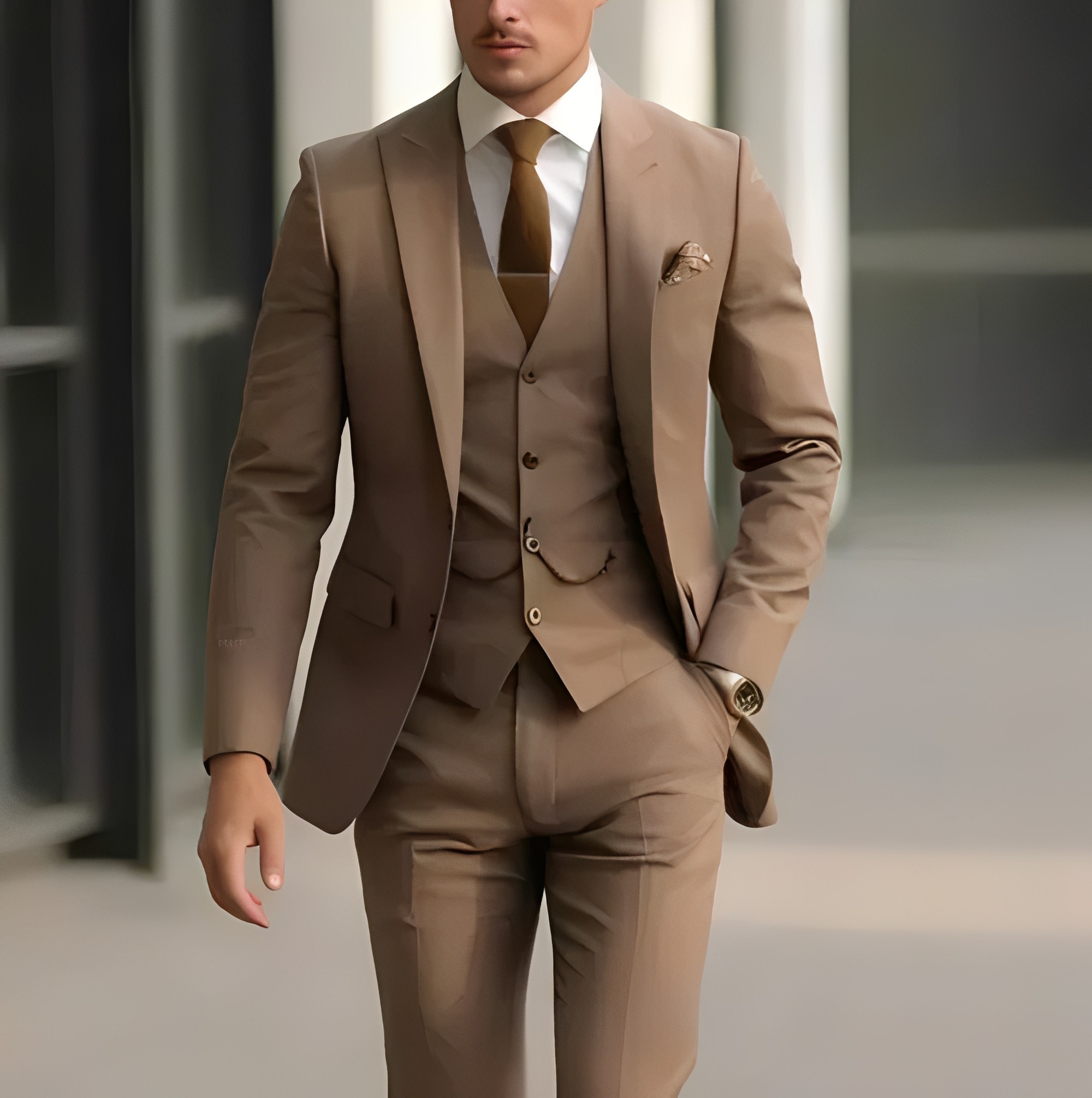 Abenner - Traje formal de tres piezas