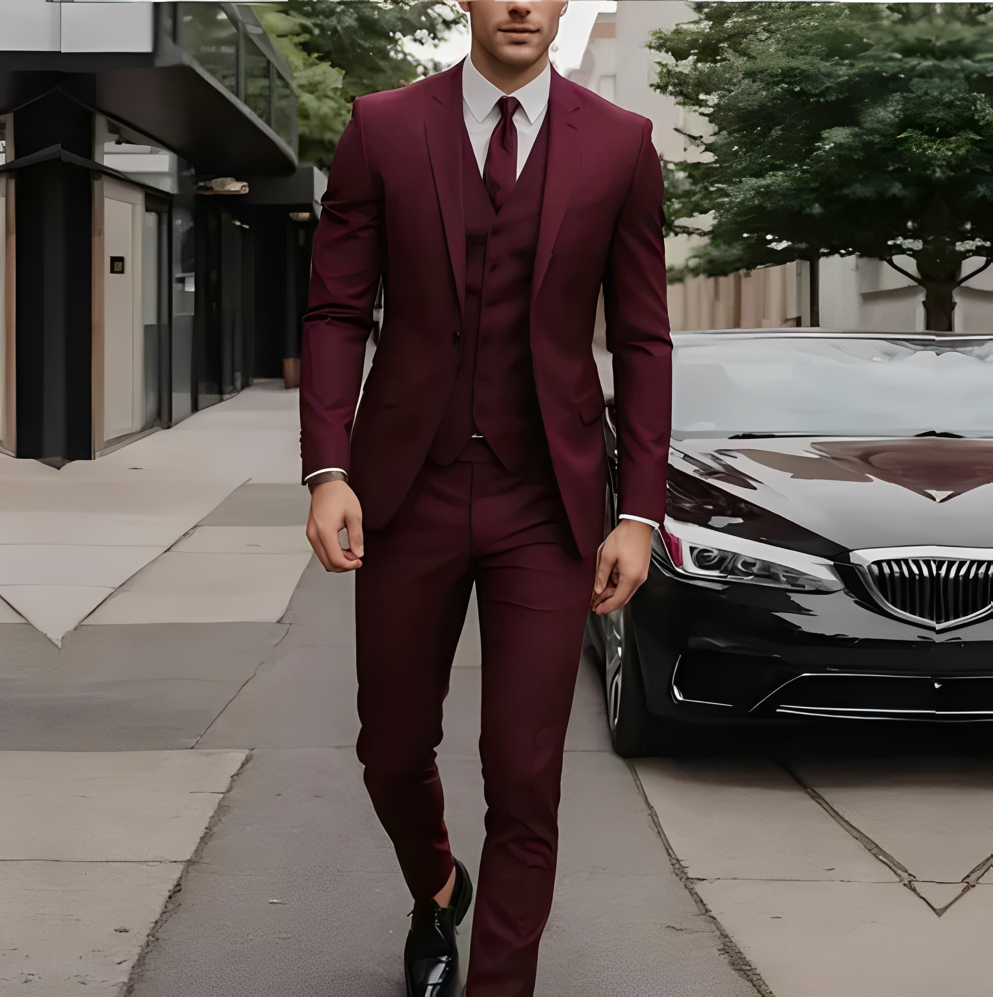 Abenner - Traje formal de tres piezas