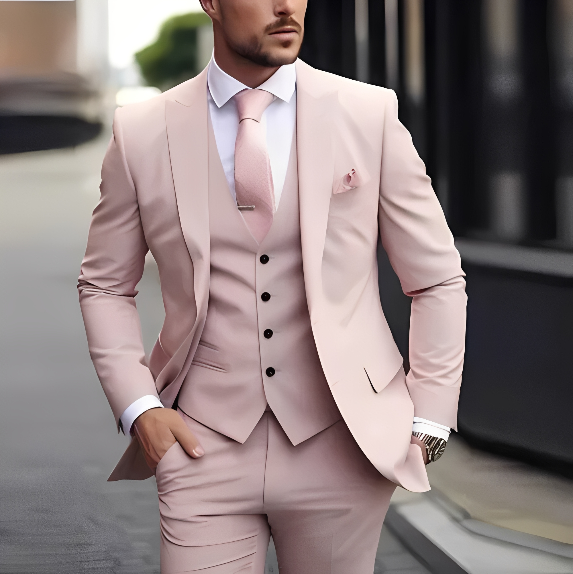 Abenner - Traje formal de tres piezas