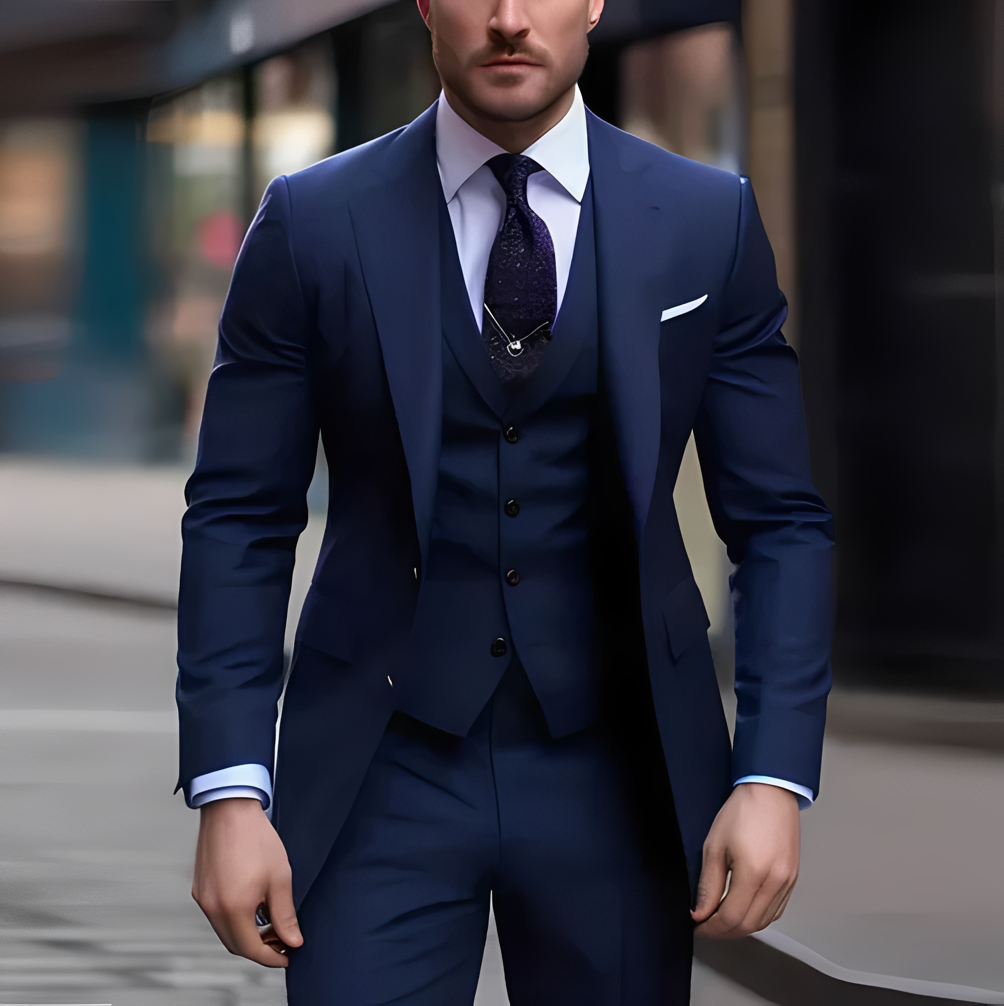 Abenner - Traje formal de tres piezas