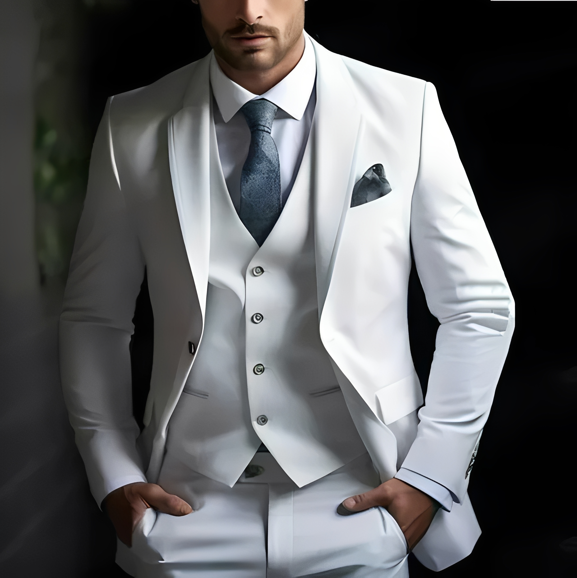 Abenner - Traje formal de tres piezas