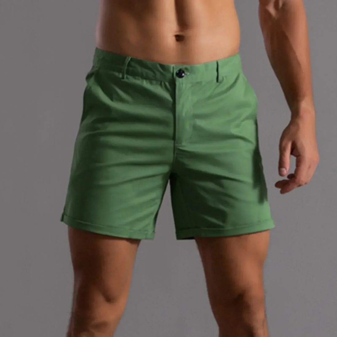 Andrie - Kurze Chino Hose Herren Sommer Elegant