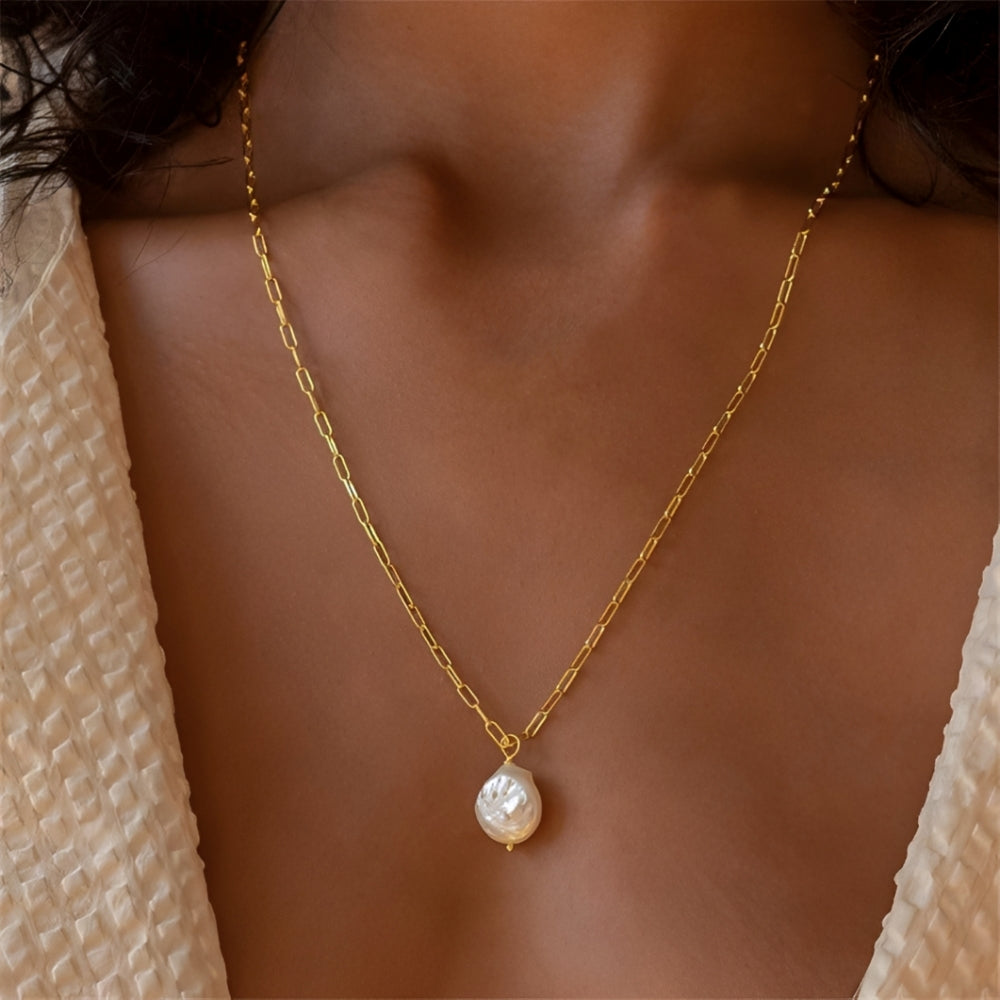 Angelika - Collar de perlas
